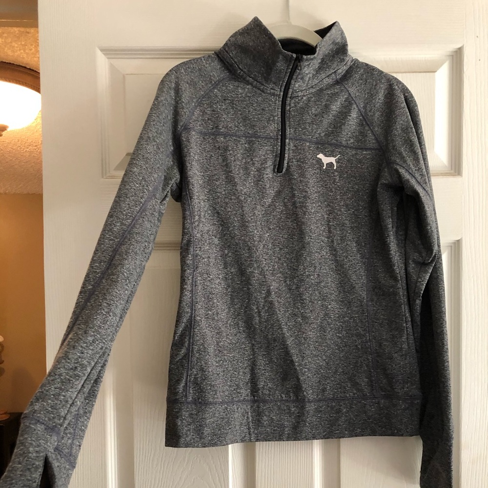 Pink Athletic Long Sleeve Pullover.